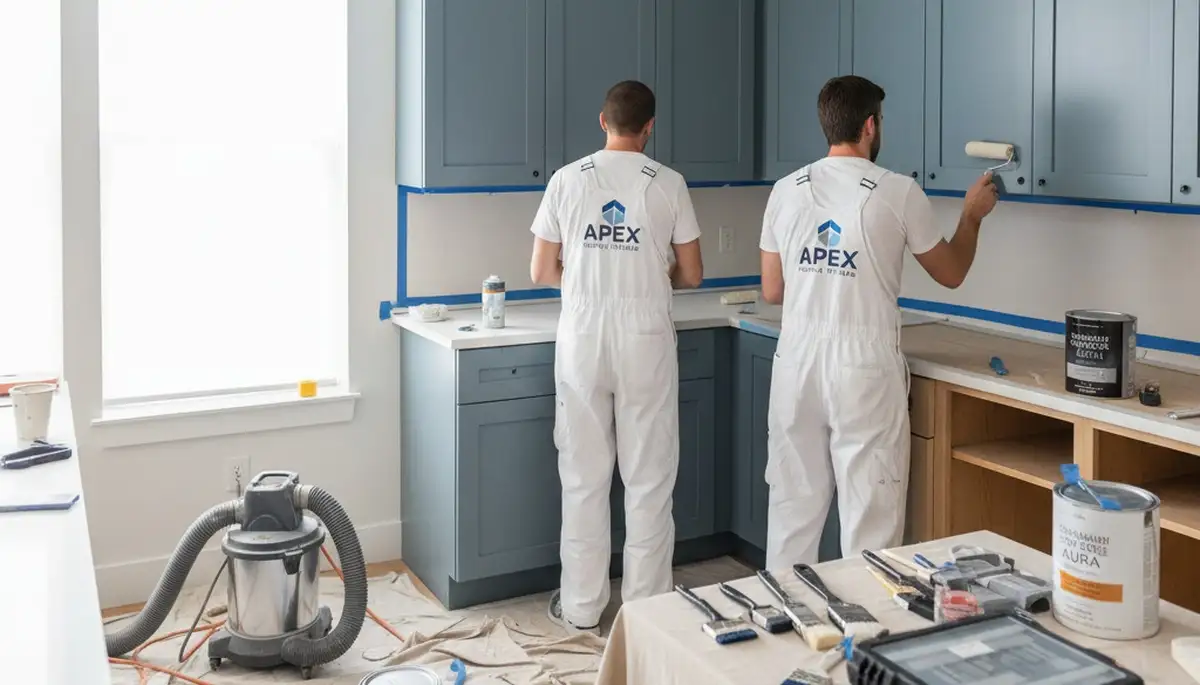Cabinet painting service in Indianapolis, IN for durable kitchen finishes and a fresh, updated look