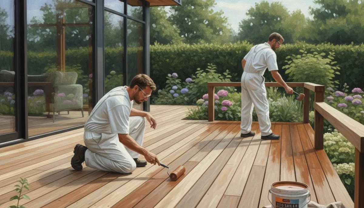 Expert deck painting in Indianapolis, IN for durable, weather-resistant wood protection