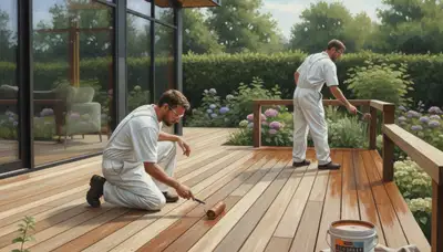 Expert deck painting in Indianapolis, IN for durable, weather-resistant wood protection