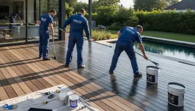 Deck painting service in Indianapolis, IN for durable, weather-resistant wood protection and curb appeal