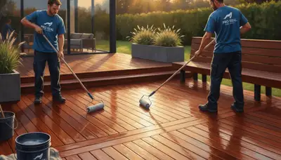 Deck sealing in Indianapolis, IN by Indianapolis Paint Pros for weather protection and moisture resistance