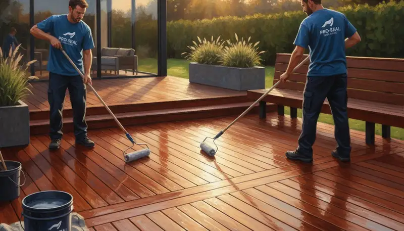 Deck sealing in Indianapolis, IN by Indianapolis Paint Pros for weather protection and moisture resistance