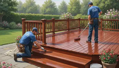 Professional deck staining in Indianapolis, IN for weather-ready wood protection