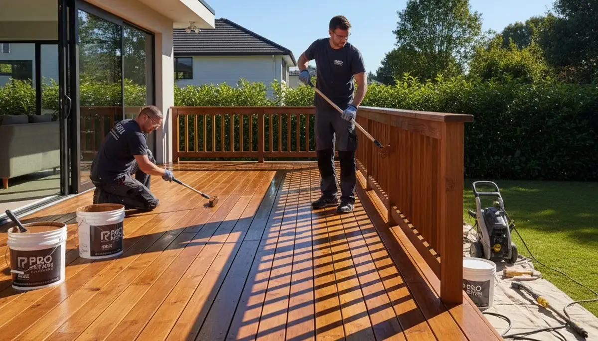 Professional deck staining in Indianapolis, IN by Indianapolis Paint Pros