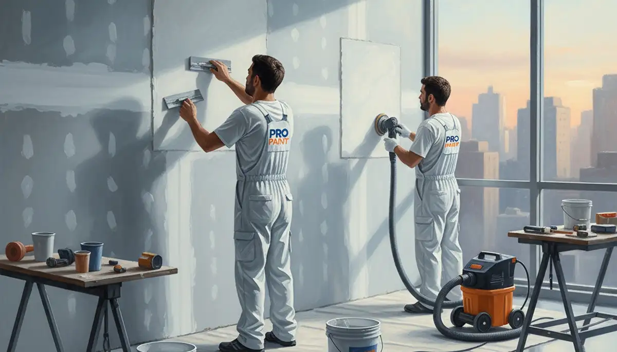 Drywall repair in Indianapolis, IN for cracks, holes, and water damage by professional painters