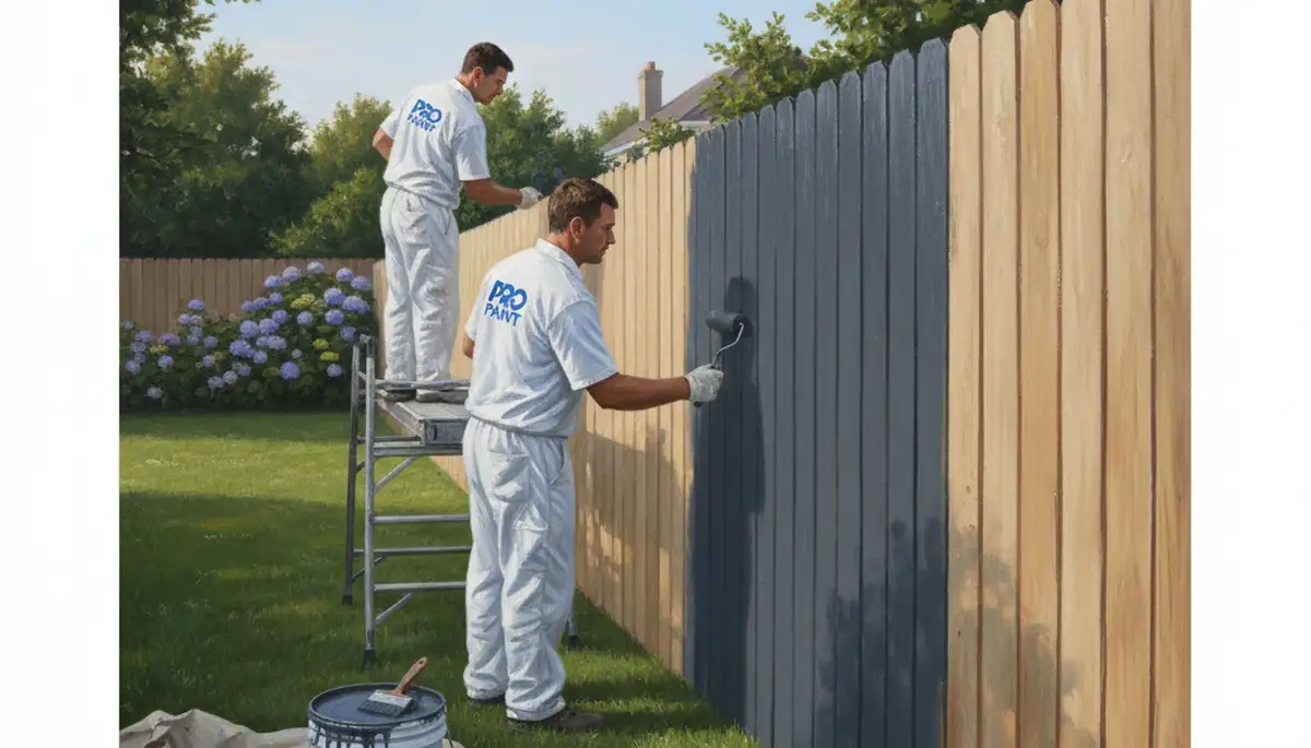 Fence painting service in Indianapolis, IN by Indianapolis Paint Pros