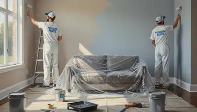 Interior house painting in Indianapolis, IN for durable, polished walls and trim