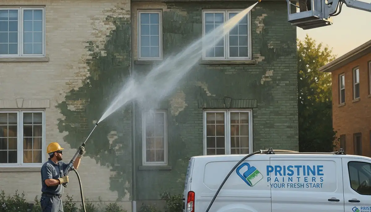 Pressure cleaning service in Indianapolis, IN to remove grime and prep exterior surfaces for painting